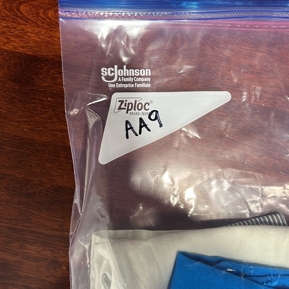 POL Womens Top S Cream Blue Stripes Pullover Contrast Stitching Criss Cross Back - Picture 11 of 11